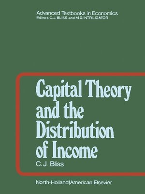 cover image of Capital Theory and the Distribution of Income